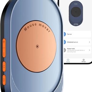 Wireless Mouse Mover - Blue and Orange